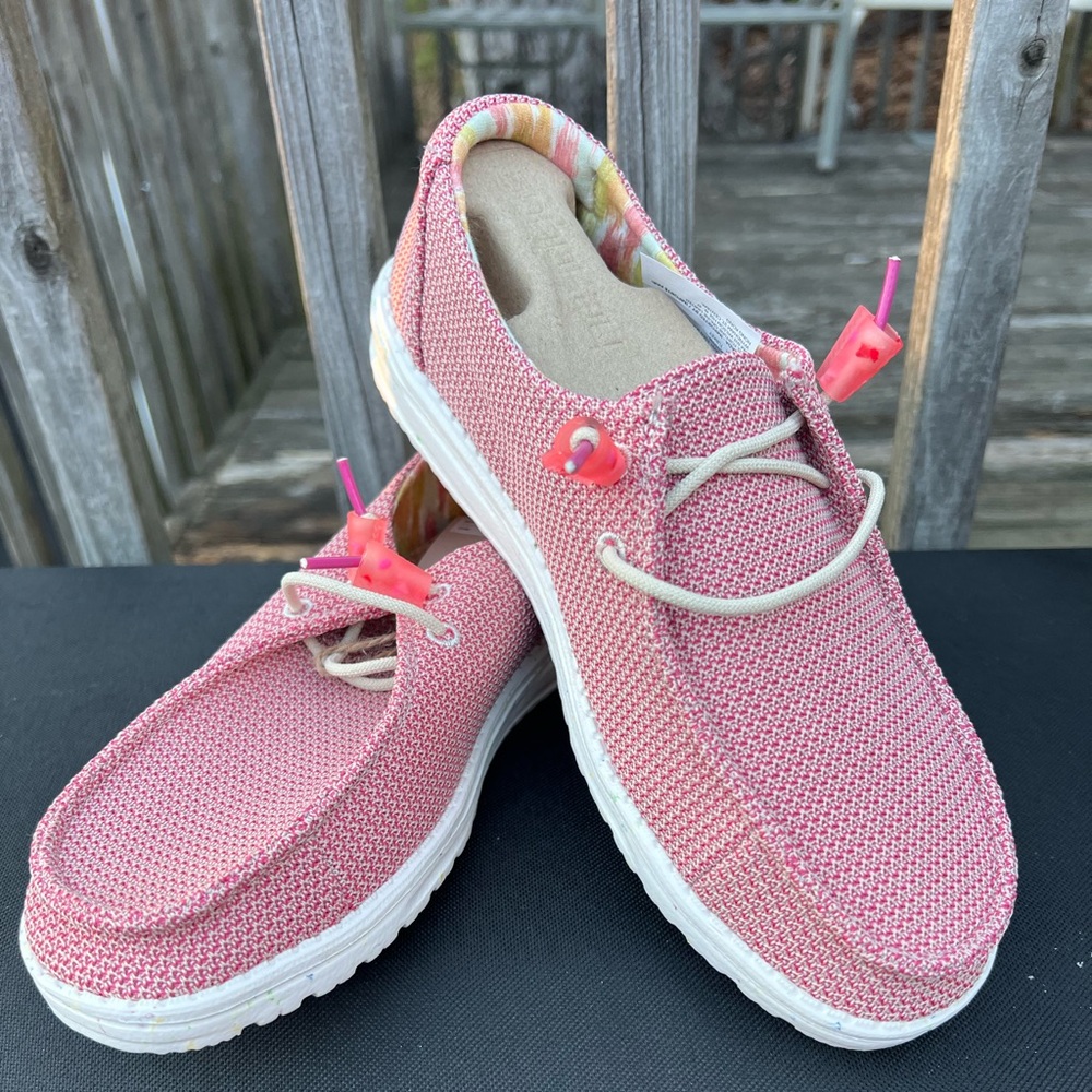 Hey Dude Wendy Desert Pink Casual Loafers